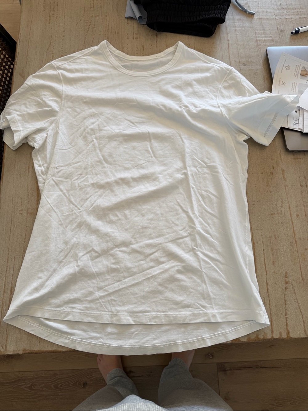 lululemon athletica Men's Crew Neck T-Shirt - White